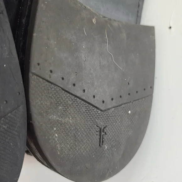 Frye Men’s Black Leather Lace-up Ankle Boots Size 10D - Picture 10 of 12